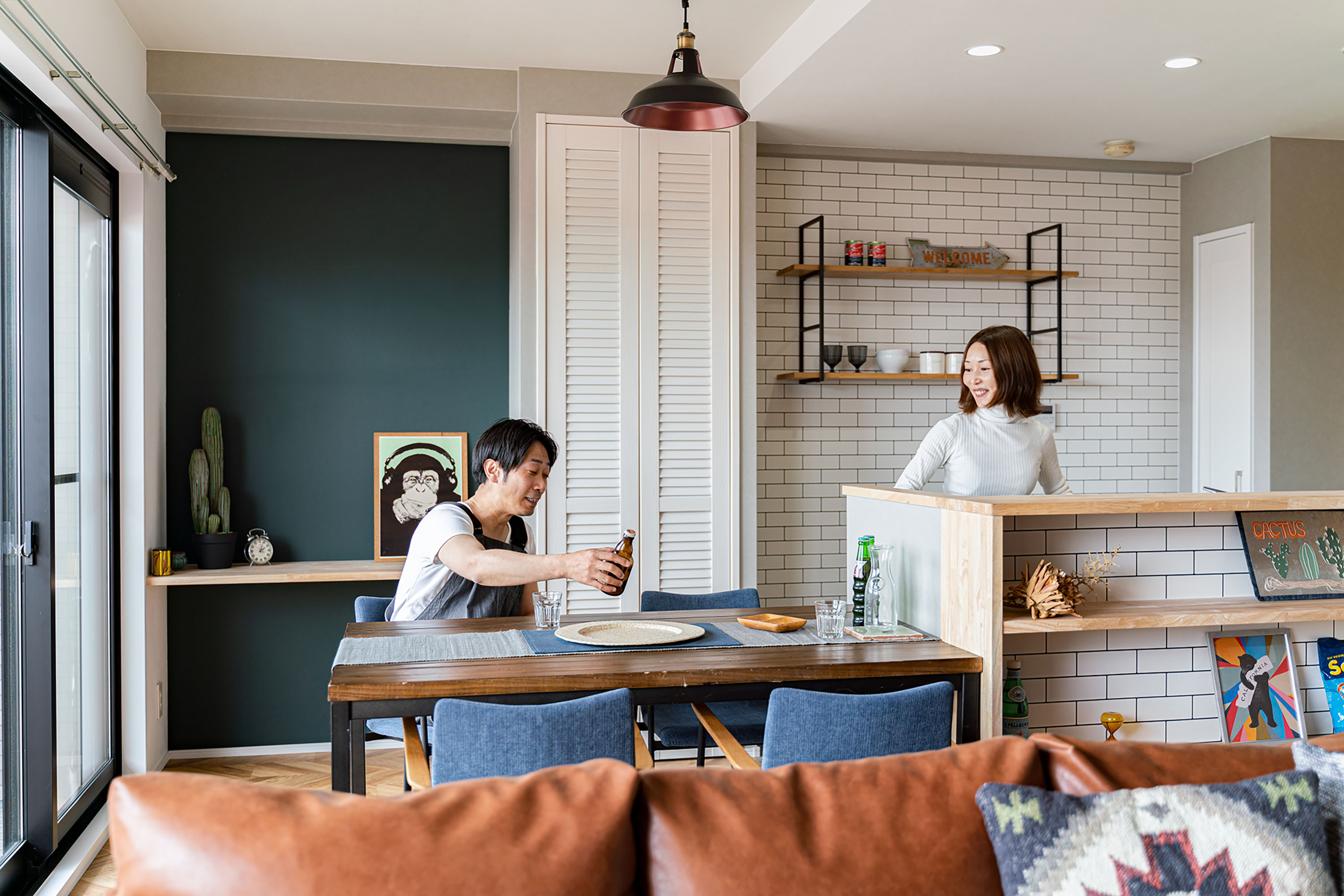 カフェで過ごしているような会話を楽しみながら過ごす日々。